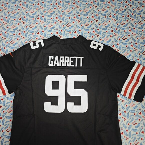 Myles Garrett Cleveland Browns Black Jersey No. 95 - Picture 7 of 7